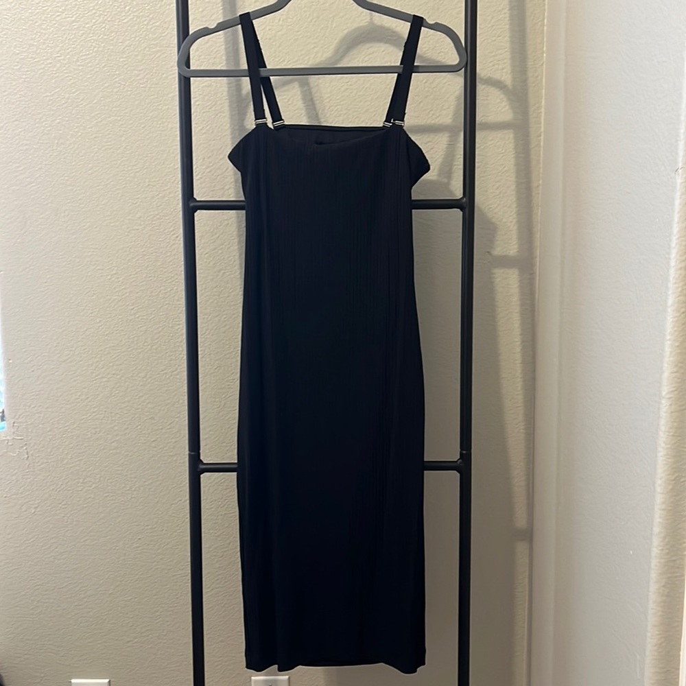 Little Black Midi Dress